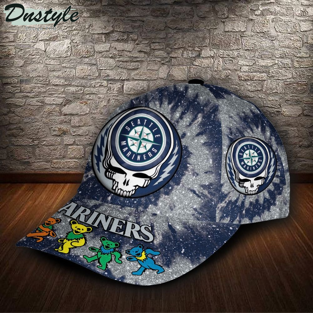 Seattle Mariners And Grateful Dead Band Baseball Classic Cap