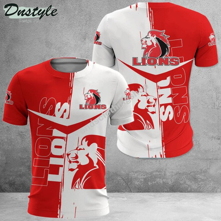Lions Rugby 3d Hoodie Tshirt
