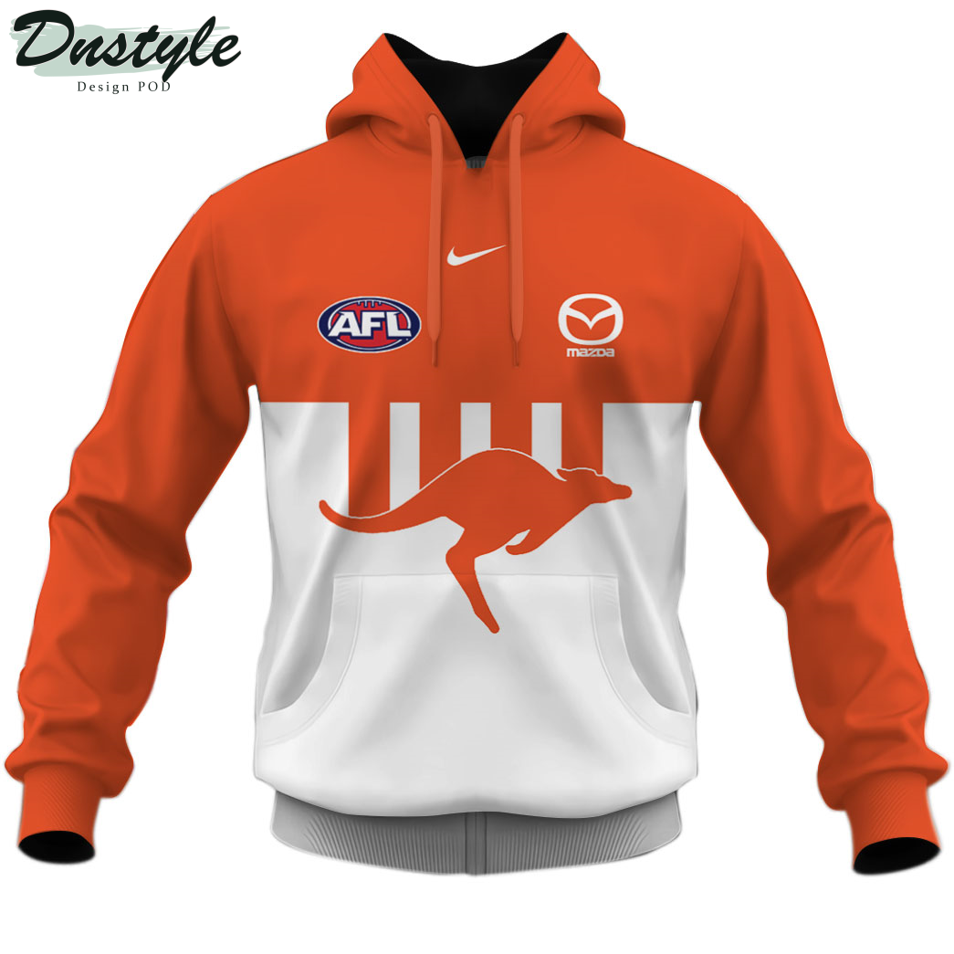 North Melbourne Kangaroos AFL FE1064 Mens Retro Logo Printed Hoody Hoodie New 