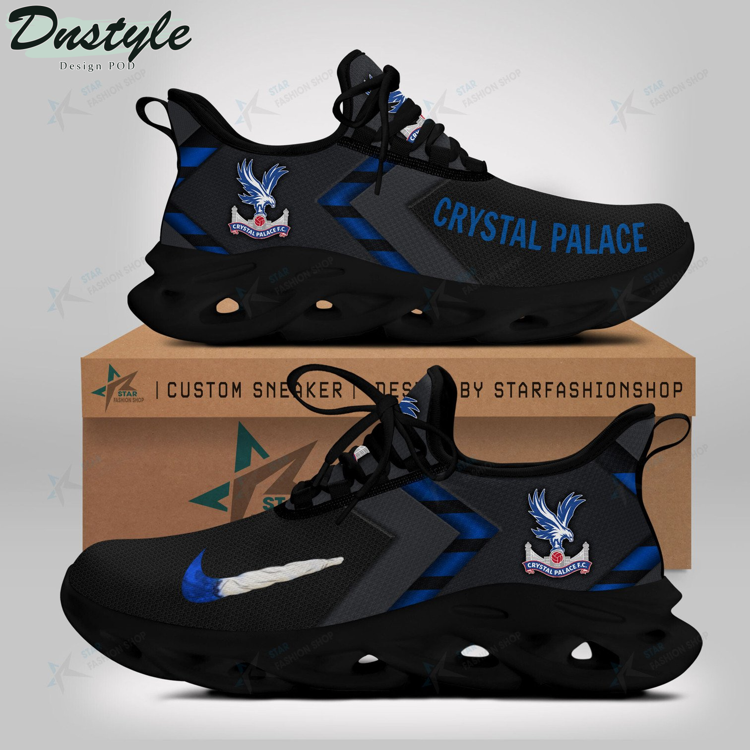 Crystal Palace F.C EPL Custom Max Soul Shoes