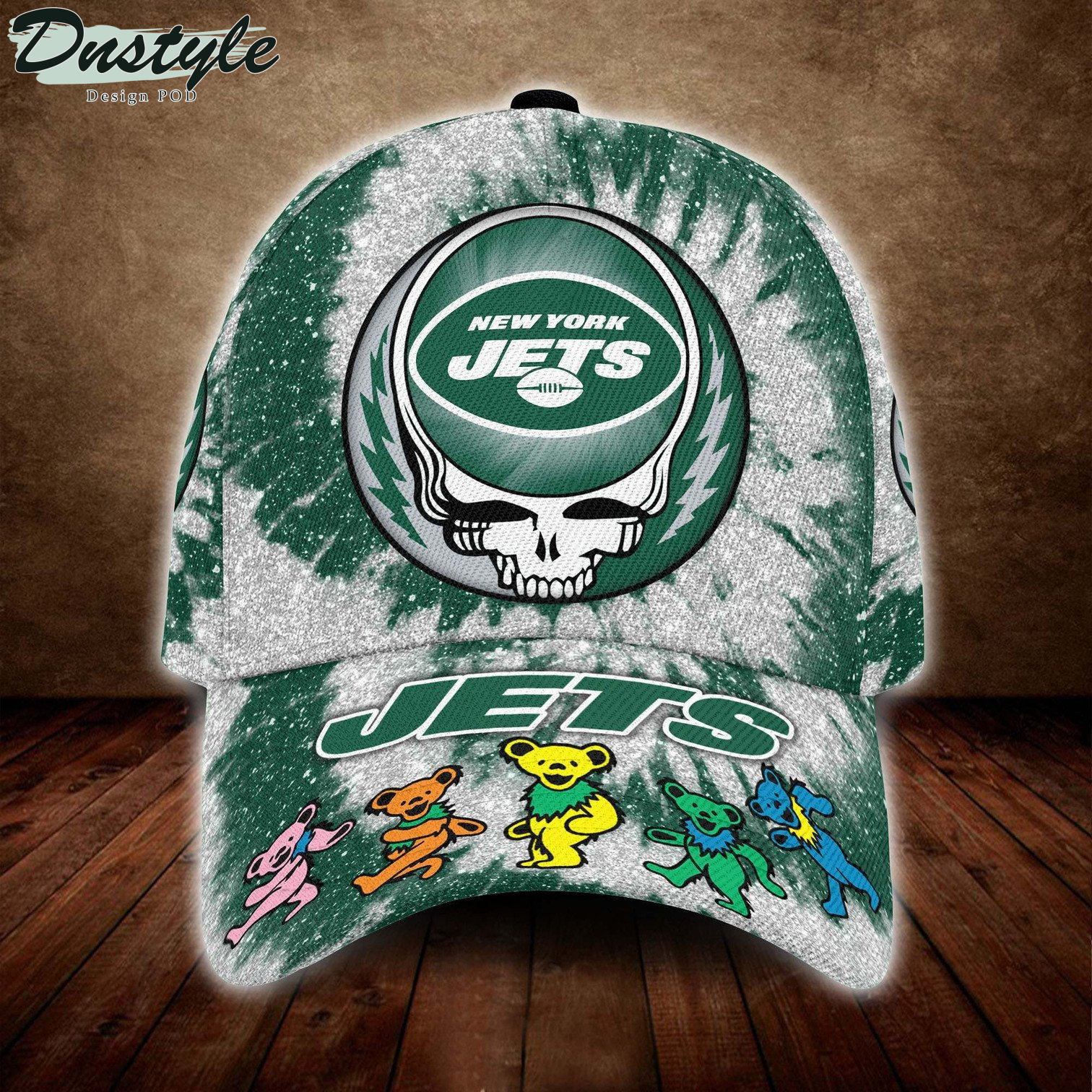 New York Jets And Grateful Dead Band Baseball Classic Cap