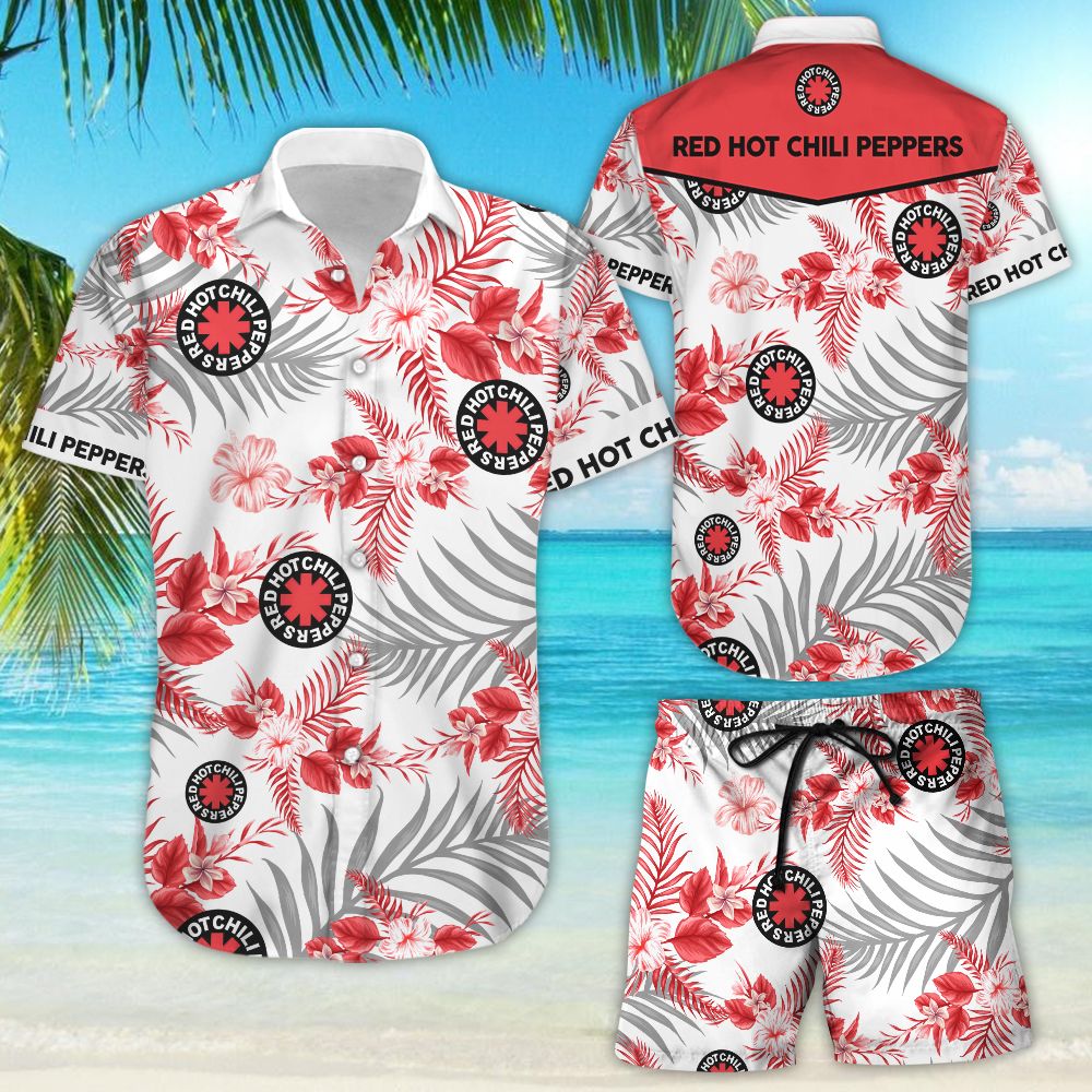 Red Hot Chili Peppers Hawaiian Shirt Beach Shorts