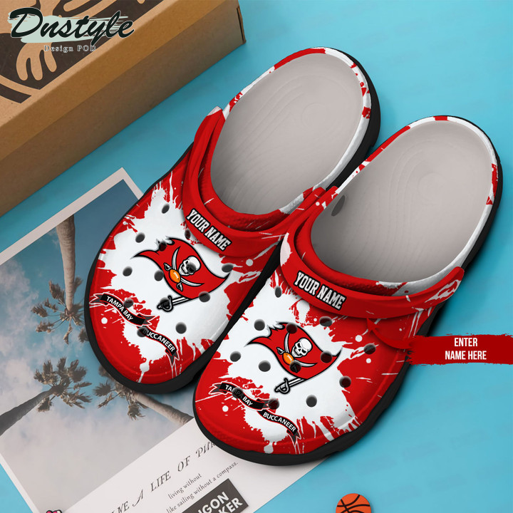 Tampa Bay Buccaneer Personalized Crocs Clog Shoes