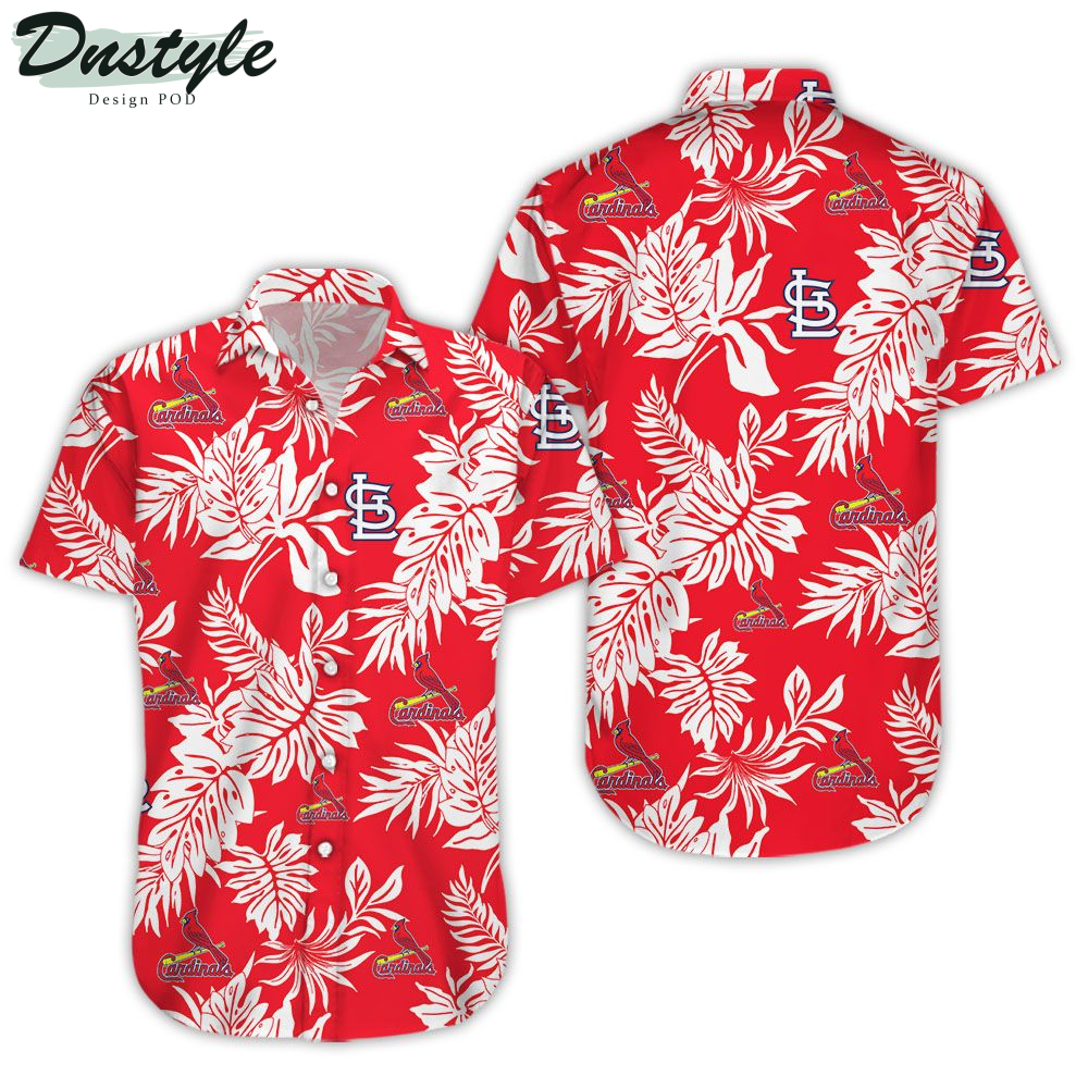 St Louis Cardinals Hawaiian Shirt Beach Shorts