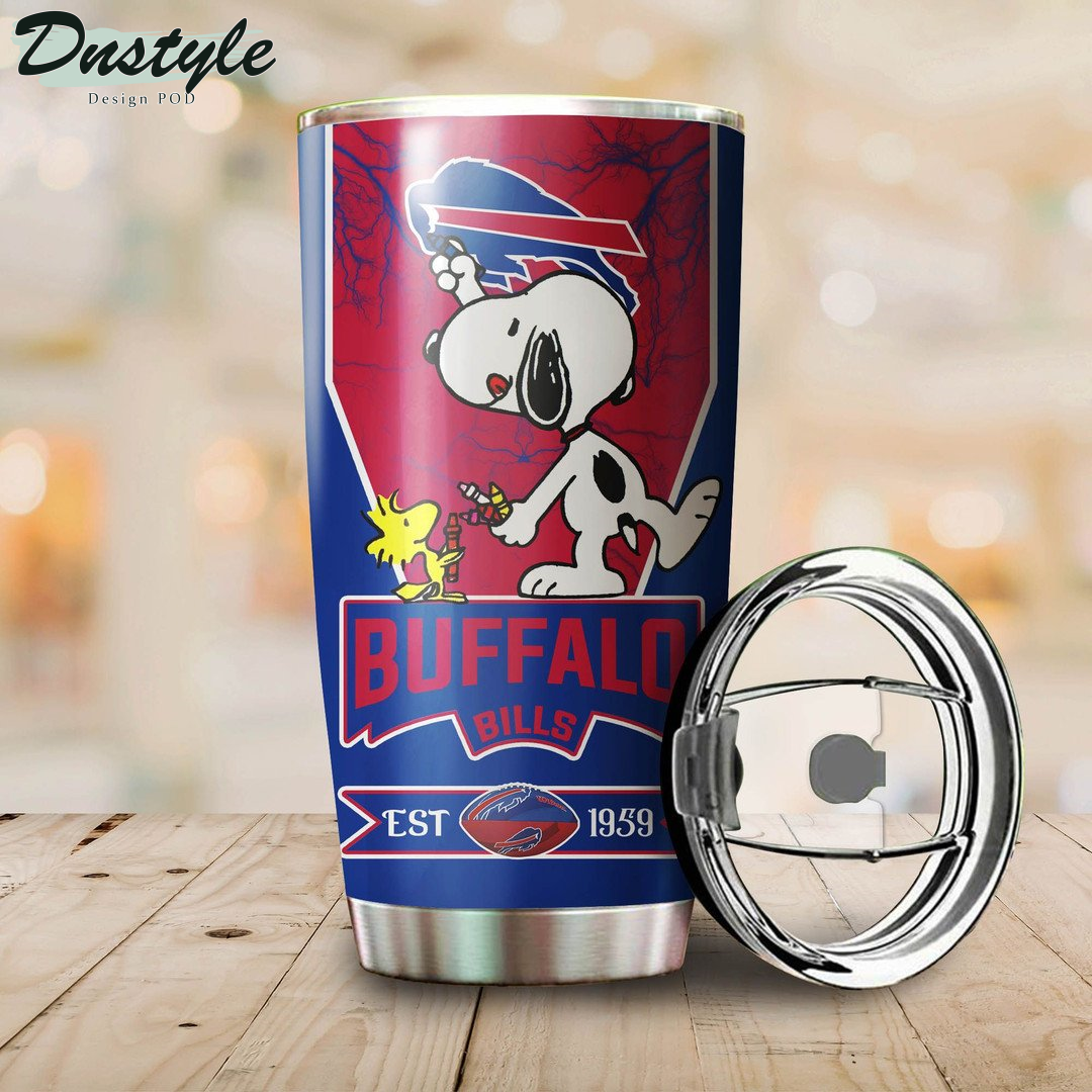 Buffalo Bills Snoopy Tumbler