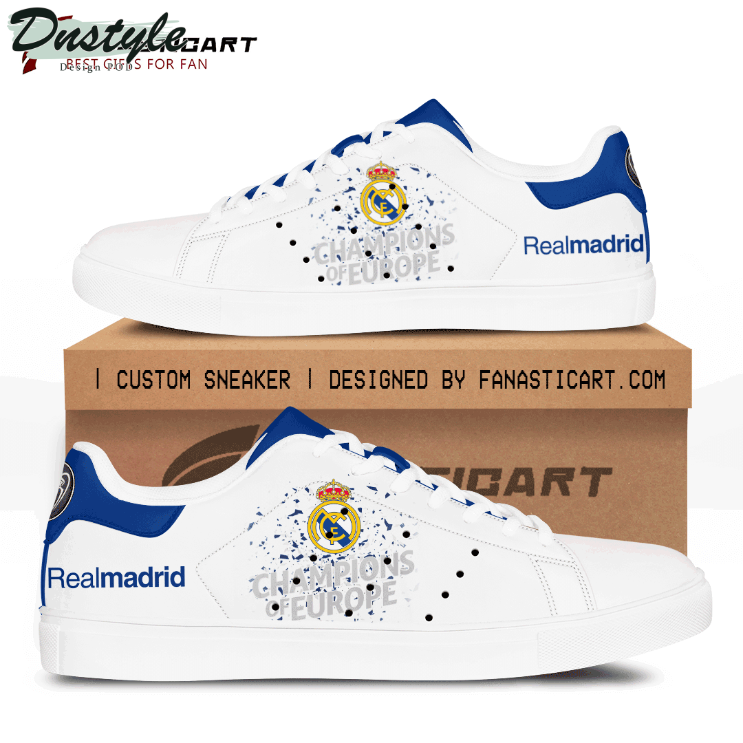 Real Madrid Champion Of Europe Stan Smith Skate Shoes