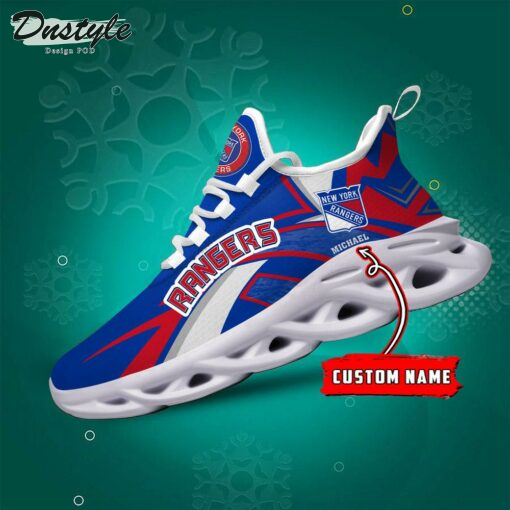 New York Rangers Personalized Max Soul Chunky Sneakers
