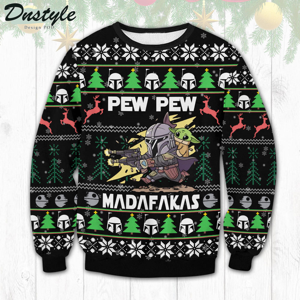 Star War Pew Pew Madafakas Ugly Christmas Sweater