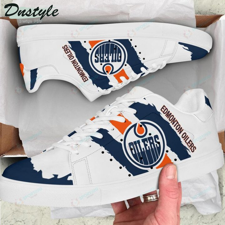 Edmonton Oilers Stan Smith Skate Shoes