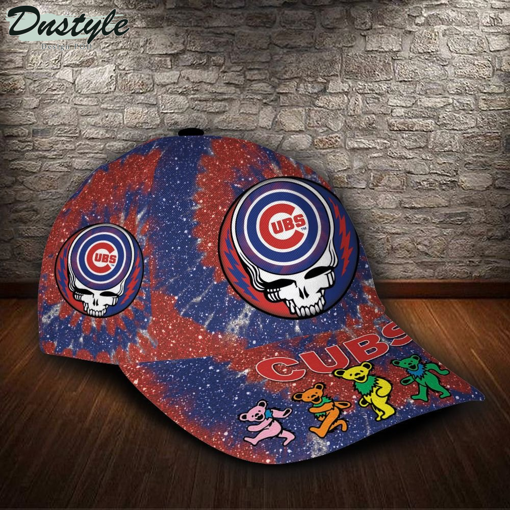 Chicago Cubs And Grateful Dead Band Baseball Classic Cap