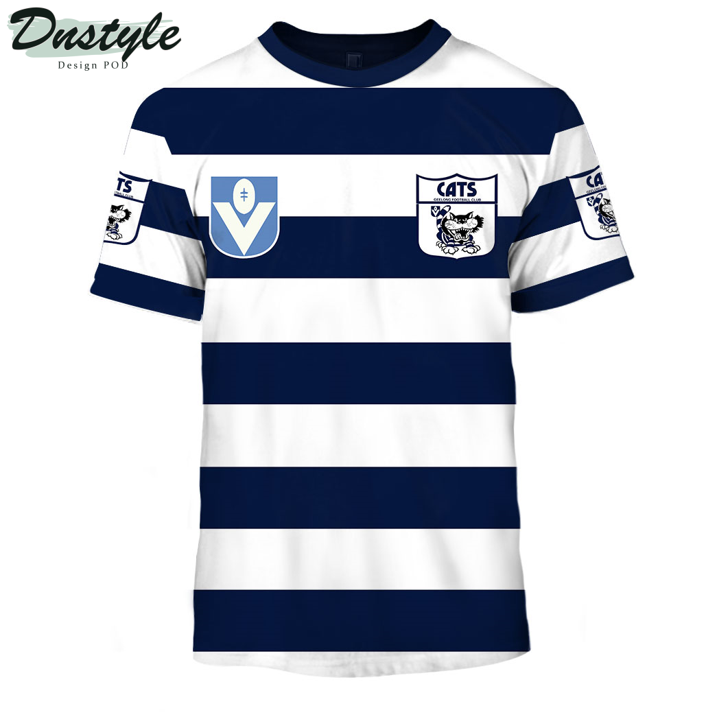 Geelong Cats FC AFL Version 2 Custom Hoodie Tshirt