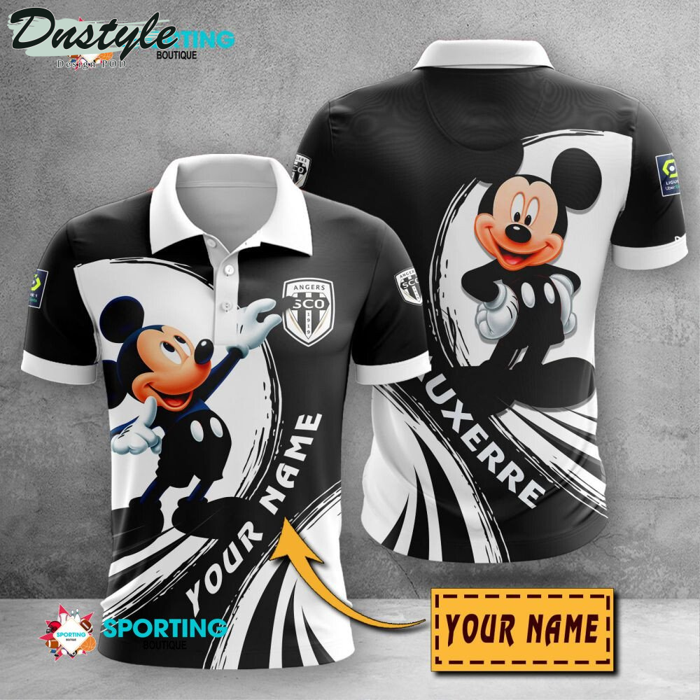 Angers SCO Mickey Mouse Personalized Polo Shirt
