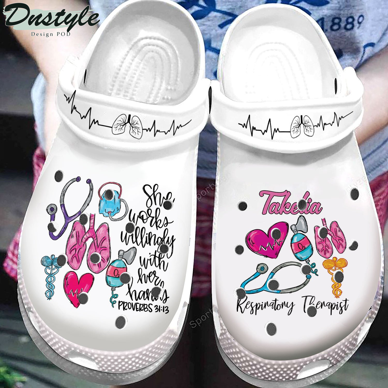 Personalized Respiratory Therapist Clog Crocs Shoes