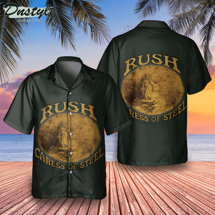 Rush Band Caress Of Steel Hawaiian Shirt