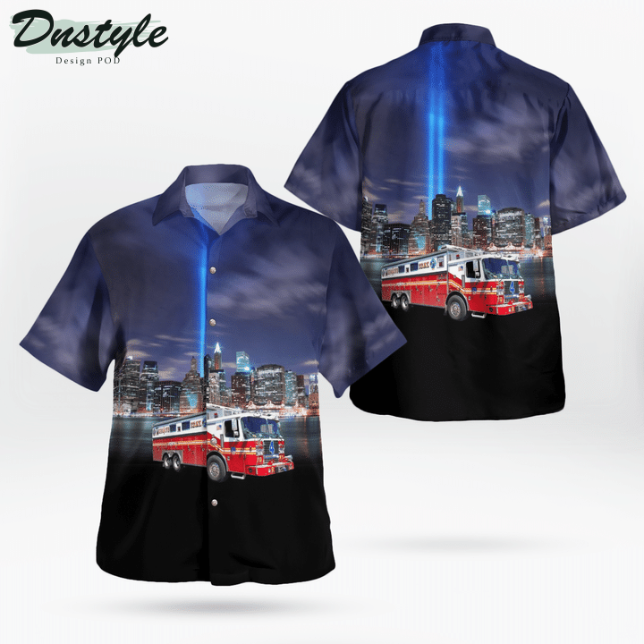 Patriot Day, Fdny Rescue Company 4 - Woodside, New York Hawaiian Shirt