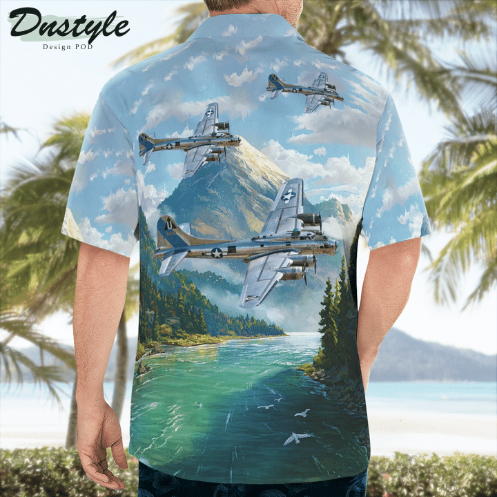 Boeing B-17 Flying Fortress Hawaiian Shirt