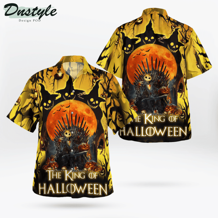 Jack Skellington The King Of Halloween Hawaiian Shirt