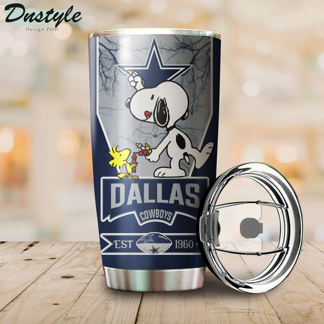 Dallas Cowboys Snoopy Tumbler