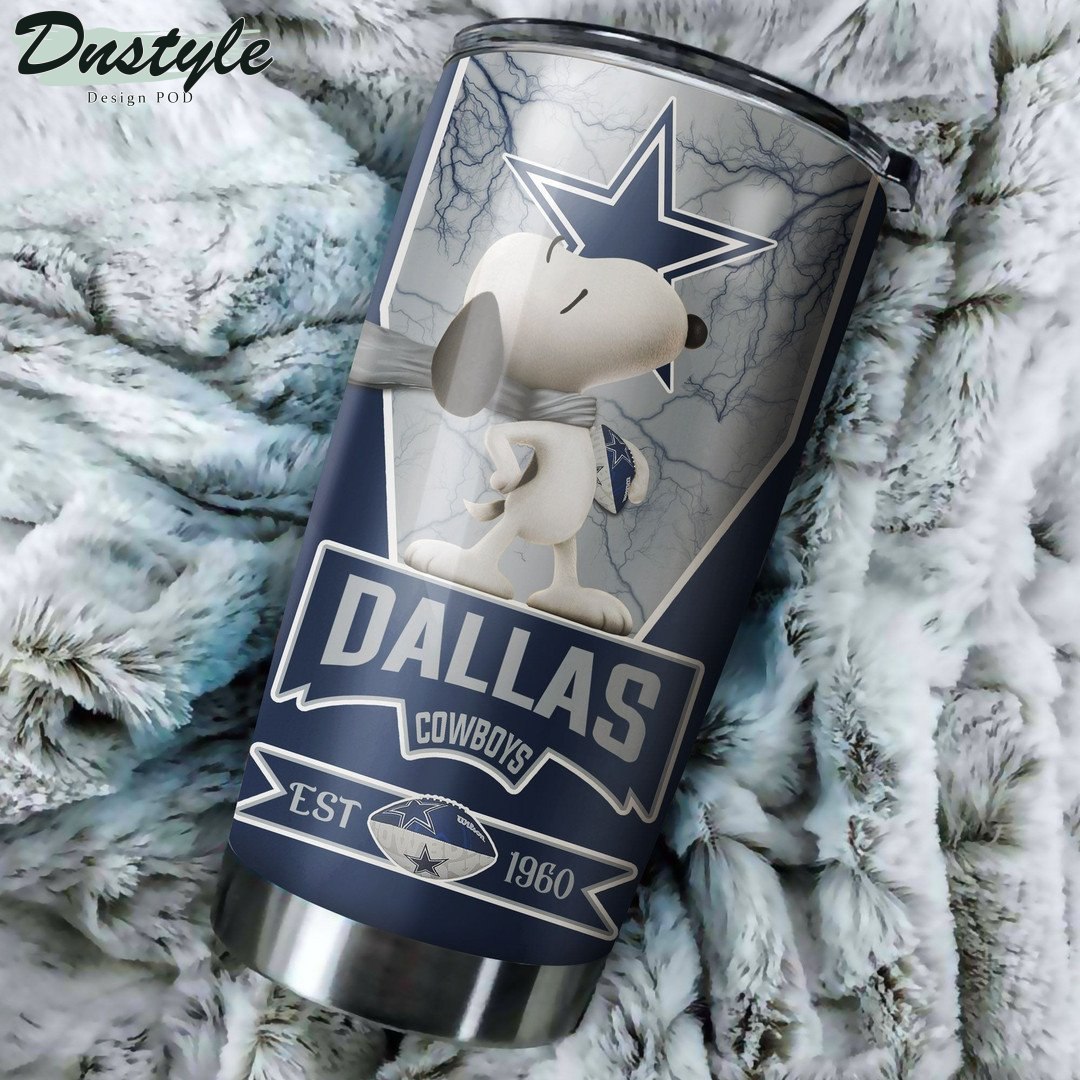 Dallas Cowboys Snoopy Tumbler