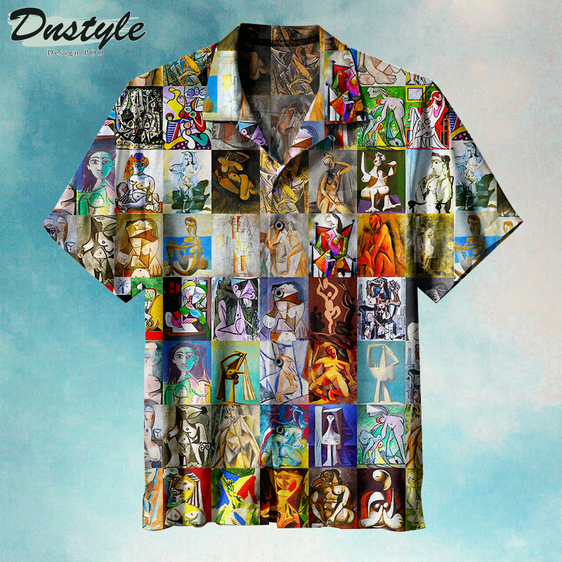 Picasso Nudes Collage Hawaiian Shirt