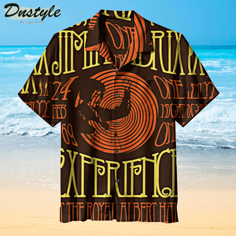 Jimi Hendrix Poster Concert Hawaiian Shirt