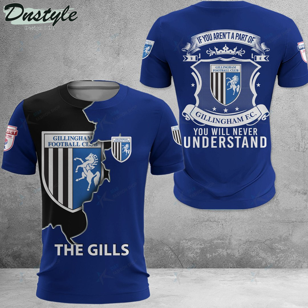 Gillingham FC Te Gills Hoodie Tshirt