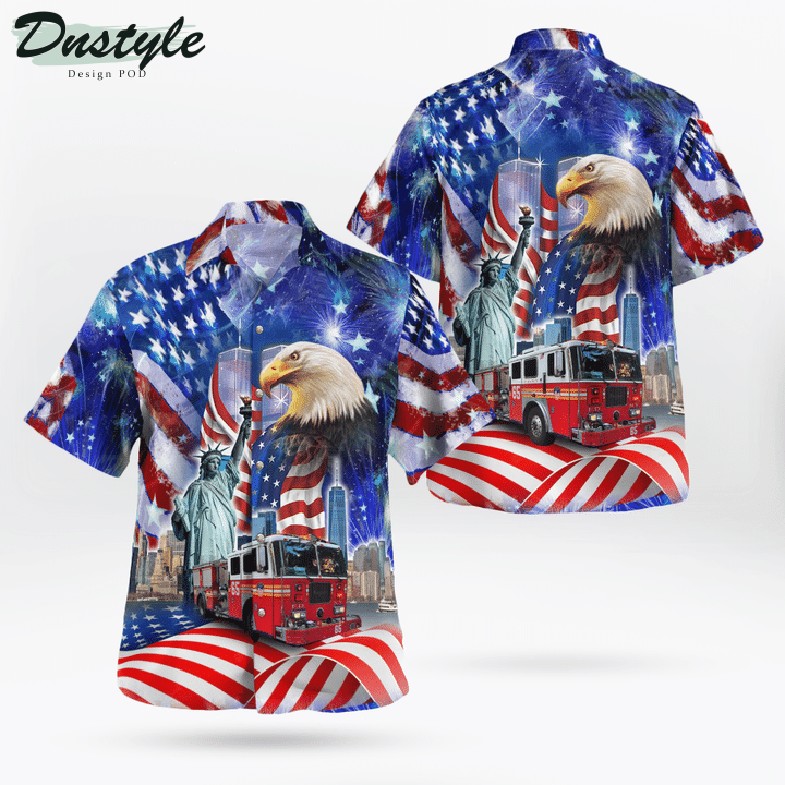 Patriot Day, Fdny Engine 65 Hawaiian Shirt