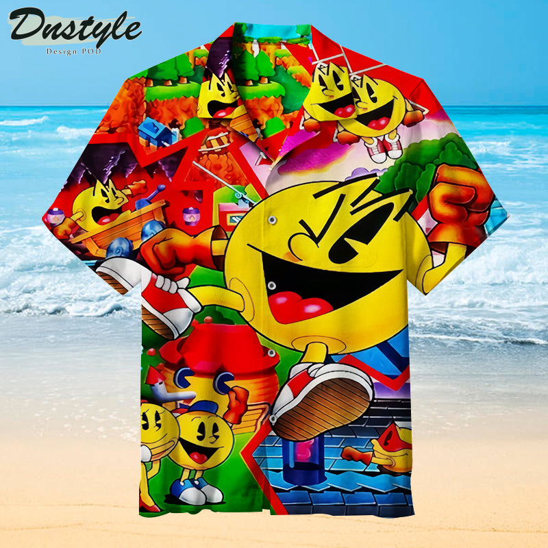 Pac Man Video Game Hawaiian Shirt
