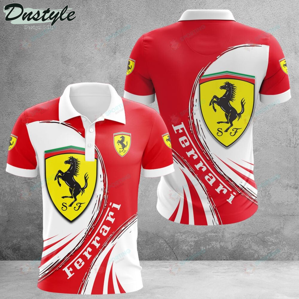 Ferrari 3d Polo Shirt
