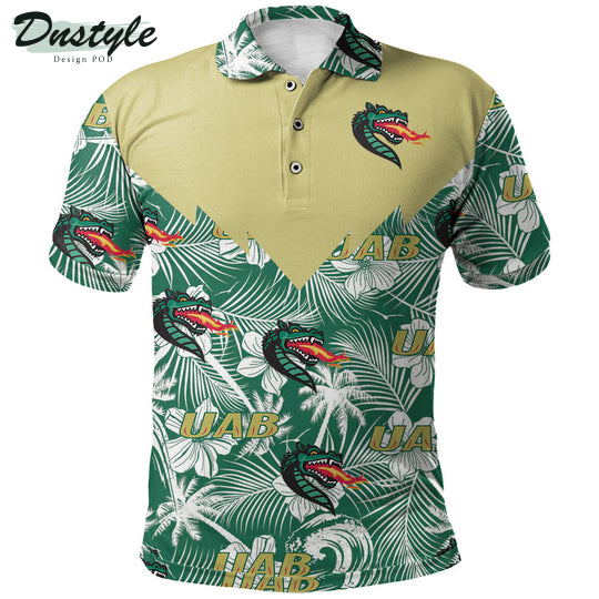 UAB Blazers Tropical Seamless Polo Shirt