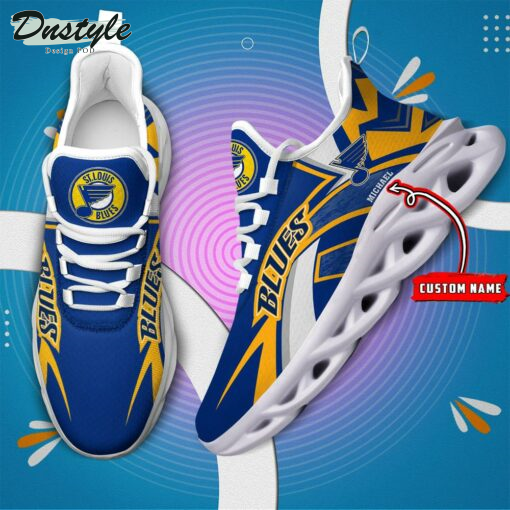 St. Louis Blues Personalized Max Soul Chunky Sneakers
