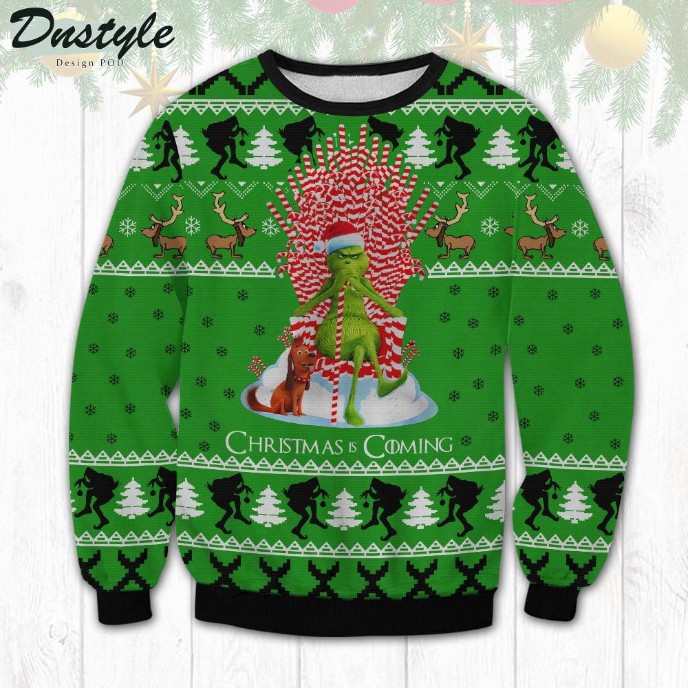 Grinch Christmas is Coming Ugly Sweater
