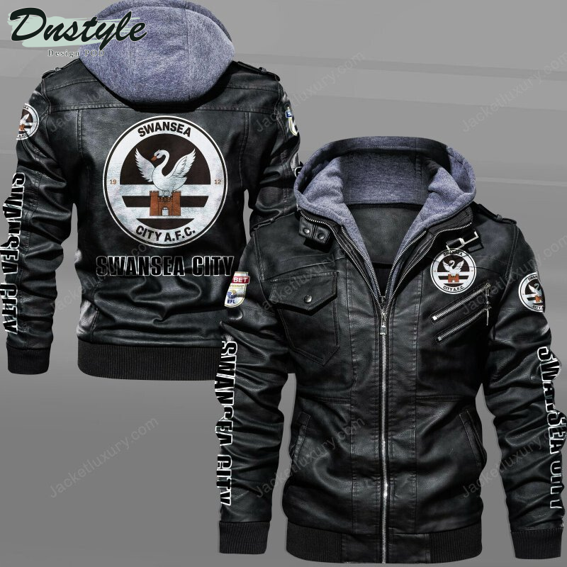 Swansea City A.F.C Leather Jacket