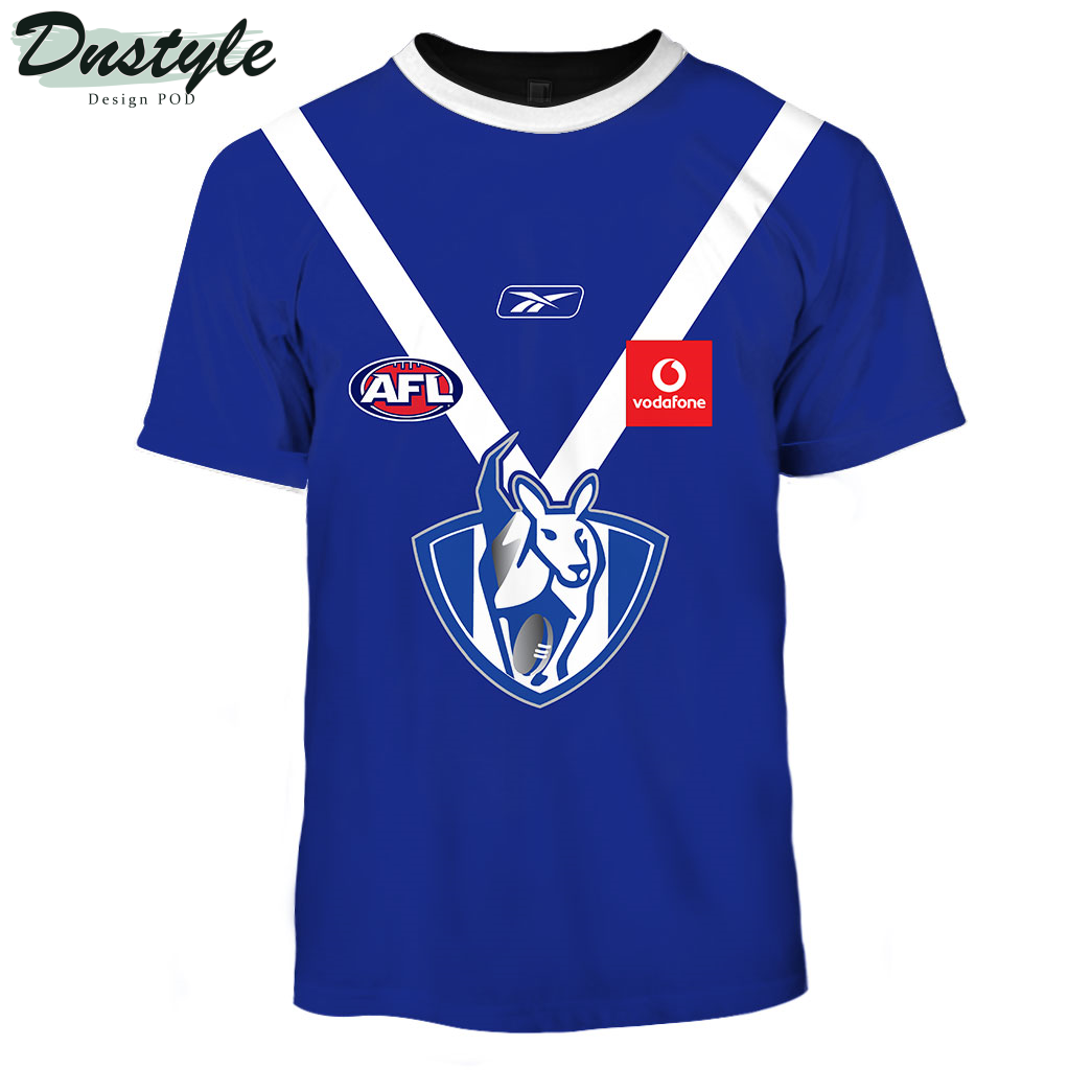 North Melbourne Kangaroos AFL Version 4 Custom Hoodie Tshirt
