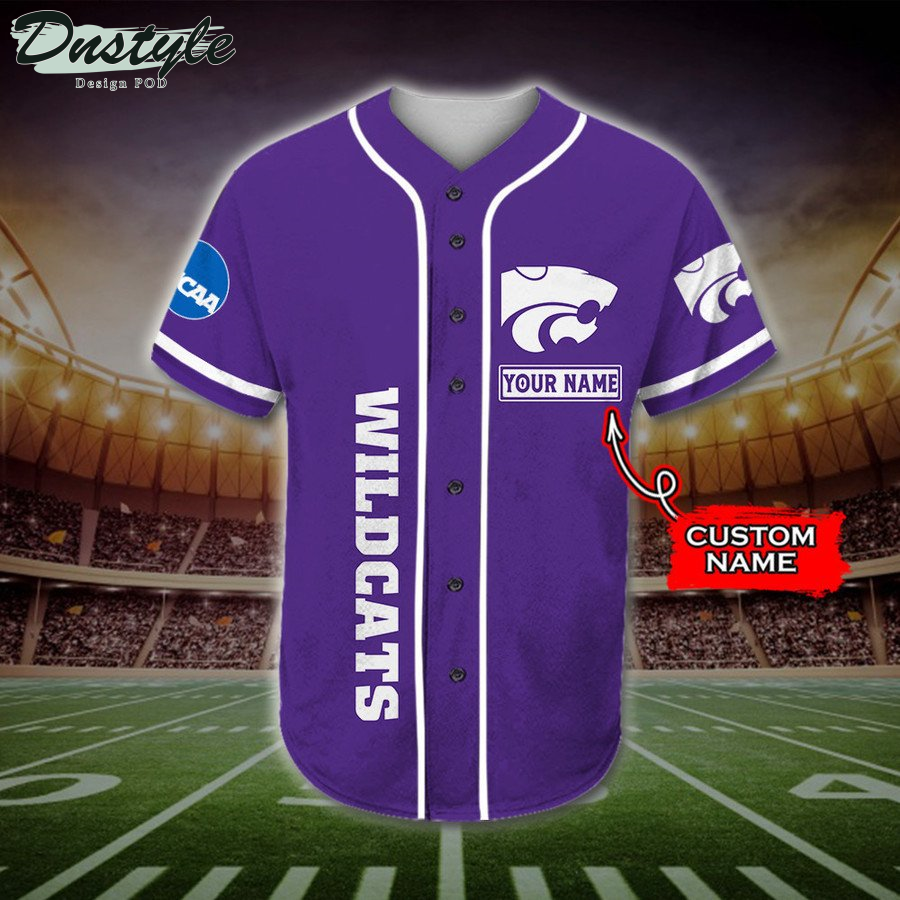 Personalized Kansas State Wildcats Jack Daniel’s Baseball Jersey