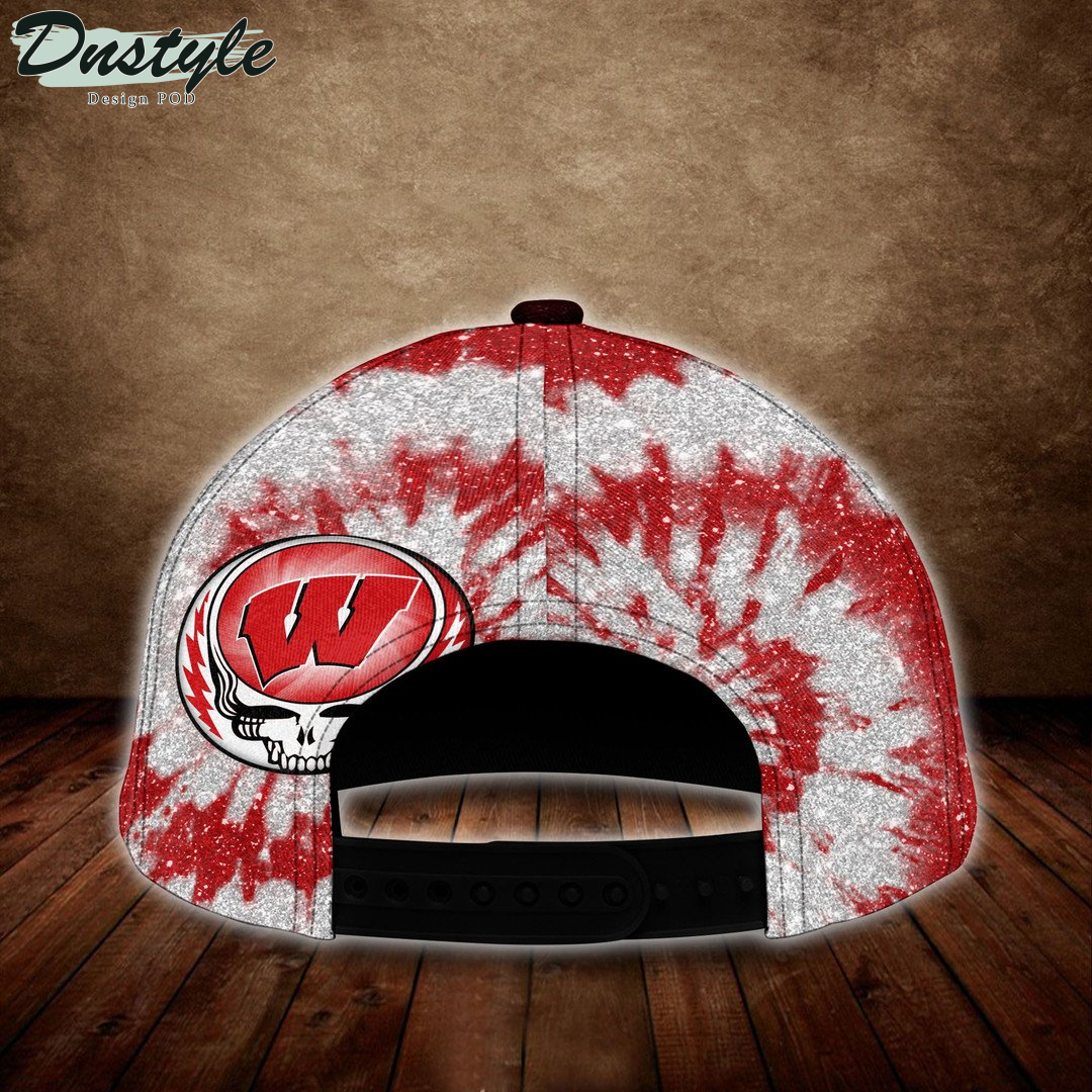 Wisconsin Badgers And Grateful Dead Band Baseball Classic Cap