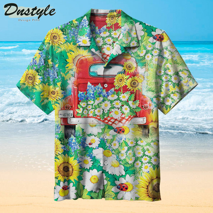 Flowers Are In Full Bloom Remember To Be Optimistic Hawaiian Shirt