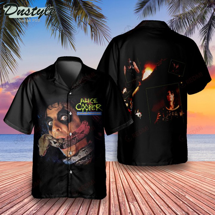 Alice Cooper Band Constrictor Hawaiian Shirt