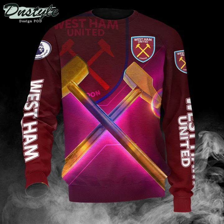 West Ham United F.C EPL 3d hoodie tshirt