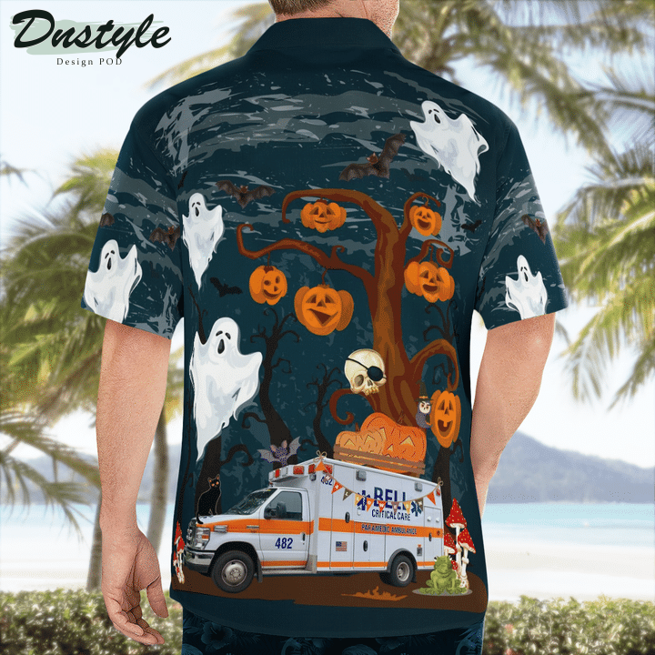 Halloween Bell Ambulance Milwaukee Wisconsin Hawaiian Shirt