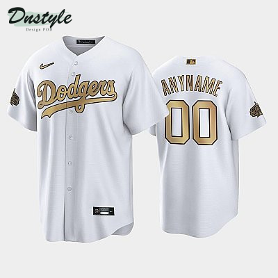 2022 MLB All-Star Game NL Los Angeles Dodgers White #00 Custom Jersey