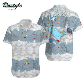 Genie Aladdin Disney Clouds Hawaiian Shirt