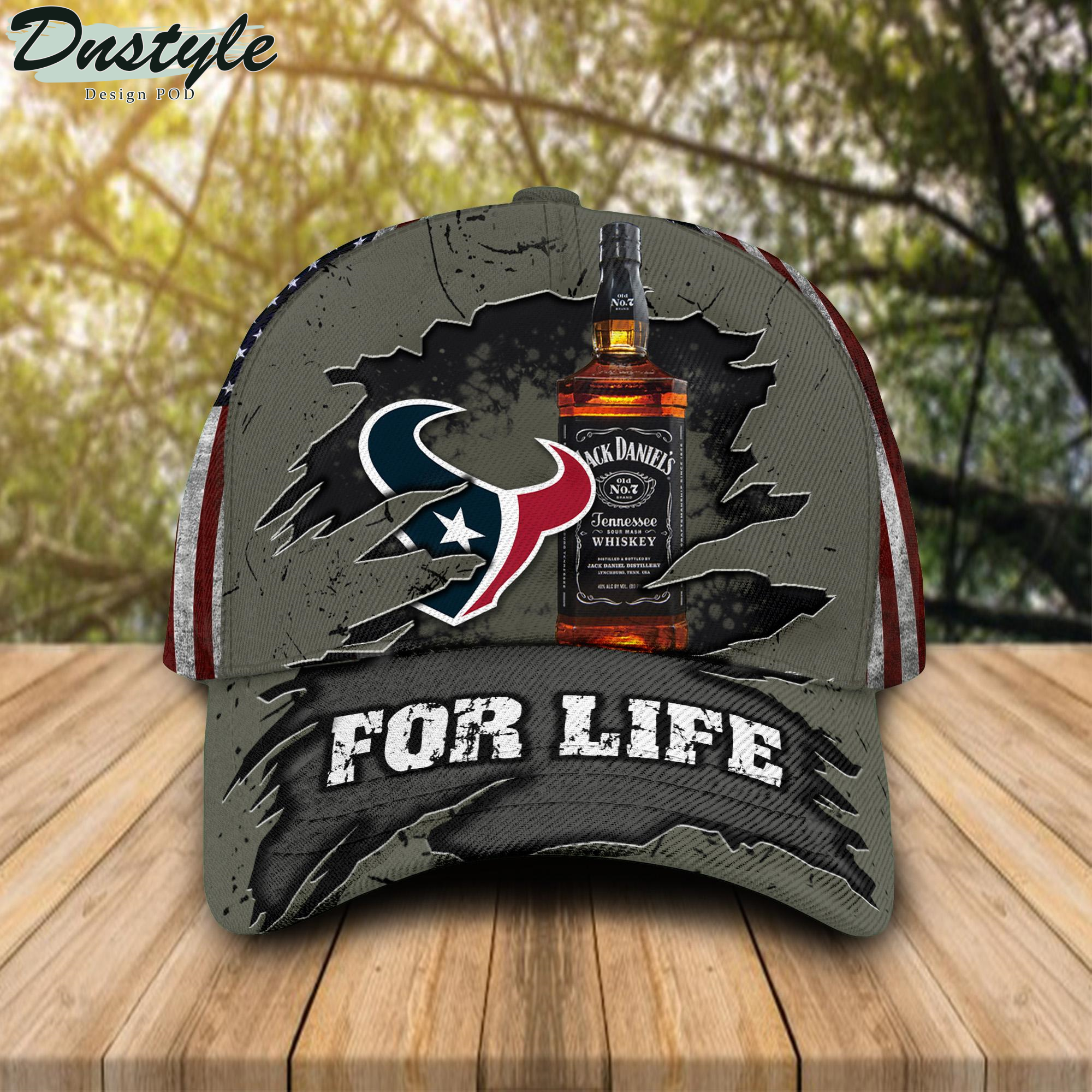 Houston Texans Jack Daniels For Life Classic Cap