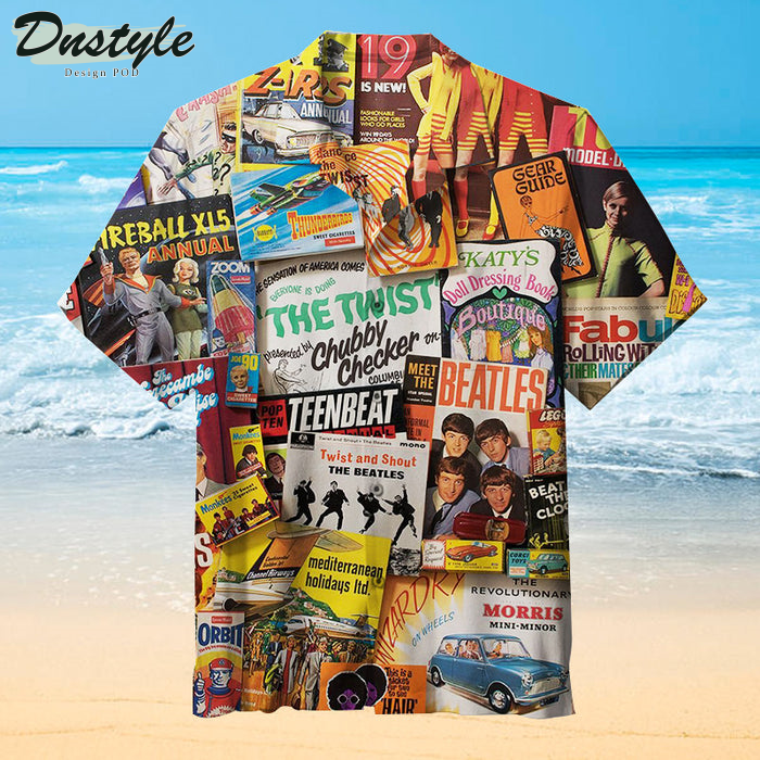 Swinging Sixties Beatles Unisex Hawaiian Shirt