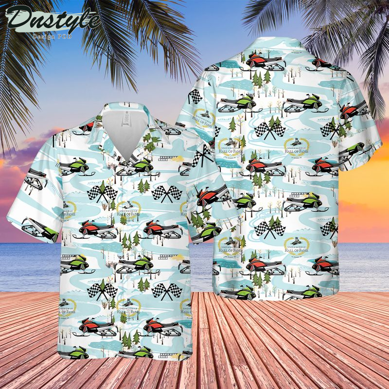 Snowmobile Hawaiian Shirt