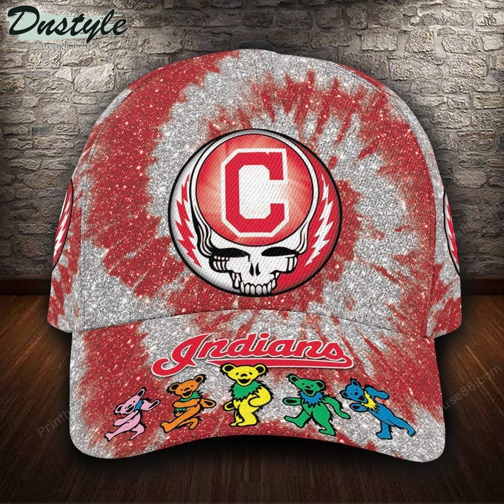 Cleveland Indians And Grateful Dead Band Baseball Classic Cap