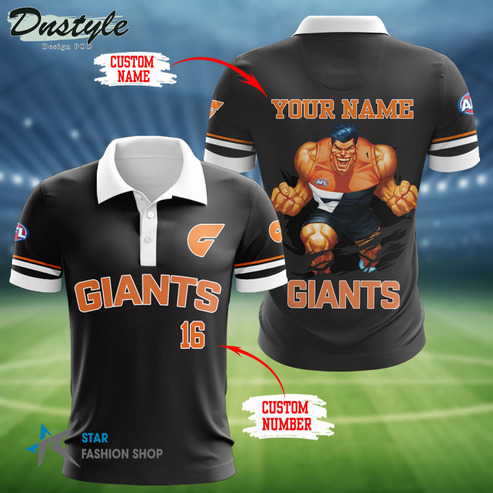 Greater Western Sydney Giants Personalized 3D Polo Shirt