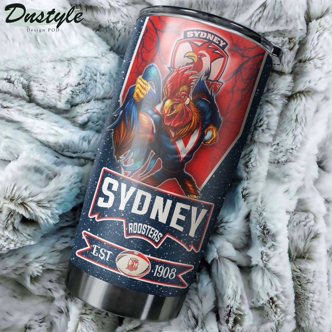 Personalized Sydney Roosters Tumbler