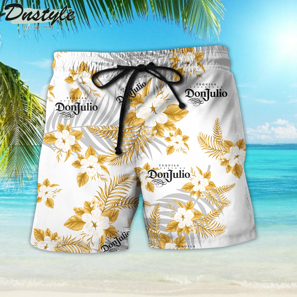 Don Julio Tequila Hawaiian Shirt Beach Shorts