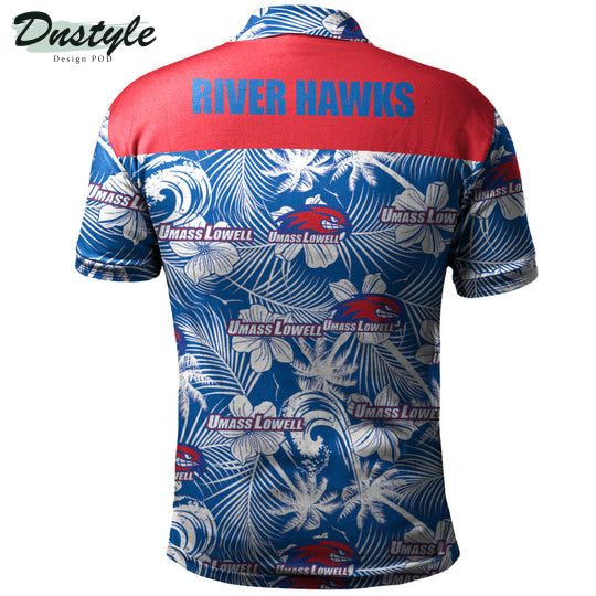 UMass Lowell River Hawks Tropical Seamless Polo Shirt